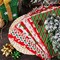 12 Pieces 11.8 x 11.8 Inches Christmas Fabric Bundles Multi-Color Fabric Patchwork Christmas Tree Fat Quarters for DIY Craft Christmas DIY Quilting